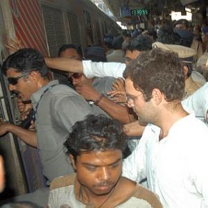 Images: Meet Rahul Gandhi, the train commuter