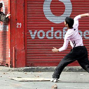In Kashmir, pelting stones for a price: