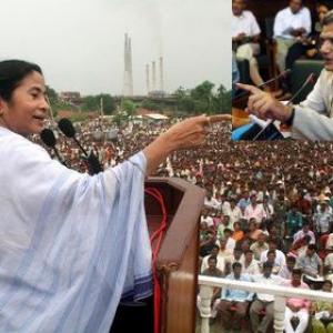 Mamata faces Left ire for skipping Basu's funeral