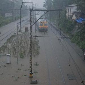 Heavy rains force Mumbai off track