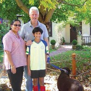 A chance meeting with Clinton changed her life