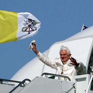 God save the Pope! Row erupts as papal arrives in UK