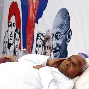 Is Mayawati trying to foil Hazare's UP visit?