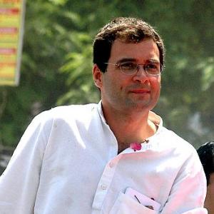 Rahul holds road show in Varun's seat ahead of filing nomination