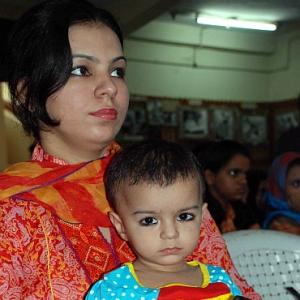 Hearing impaired Pak baby gets a new life in India