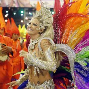 Rio Carnival kicks off with sizzling samba dancers and dazzling