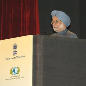 India going through tough times, GDP to slip to 7 pc: PM at PBD