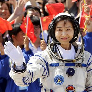 In PHOTOS: China's first woman astronaut soars into space