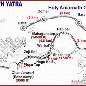 amarnath temple map