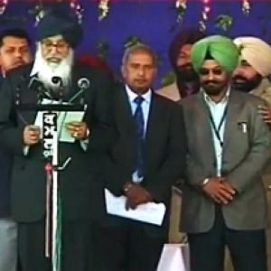 At 84, Badal sworn in as Punjab CM for 5th time