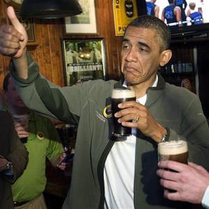 IN PICS: Obama's Guinness to smiling pig heads, more