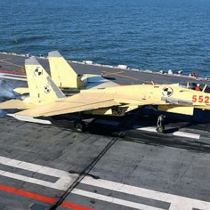 PHOTOS: China ready to deploy jets on aircraft carrier