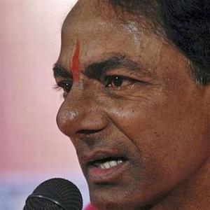 When Telangana erupted on Sunday, why was KCR in Delhi?