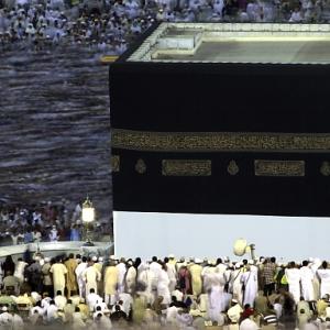 On a pilgrimage to Mecca for Haj 