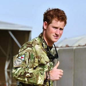 It's Sir Harry! Britain's Prince Harry gets knighted by the queen