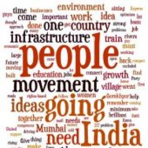 Rahul's buzzwords: People, ideas, poor, energy