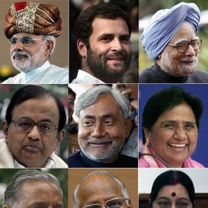 Rediff Ballot: 76 pc pick Modi as next PM, 5 pc for Rahu