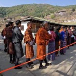 Bhutan's fledgling democracy goes to the polls on Tuesday