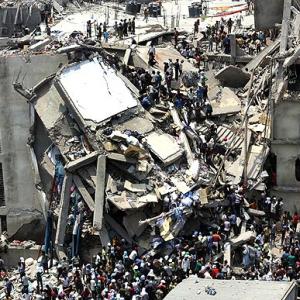 In Photos: 100 killed in Bangladesh building collapse