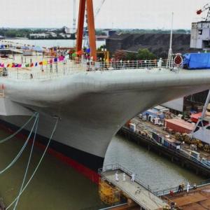 PHOTOS: INS Vikrant, India's first indigenous aircraft carrier, launched