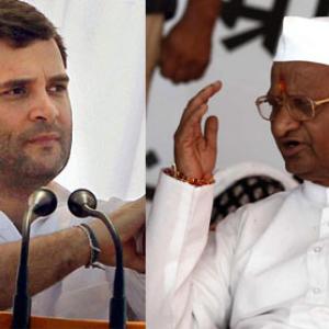 Hazare, Rahul write to each other on Lokpal