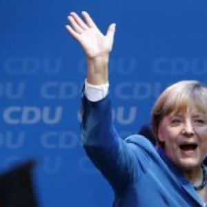 Merkel sworn in as German chancellor for rare third term