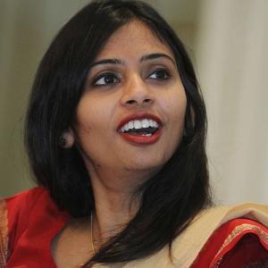 Devyani is composed, cheerful and happy: Father