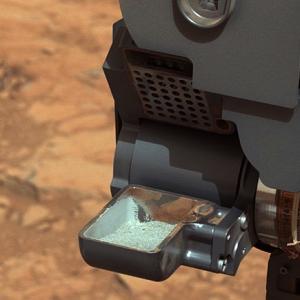 Curiosity digs deep, grabs first sample of Mars rock