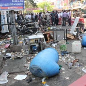 PHOTOS: A day after Hyd blasts, IM angle gathers steam