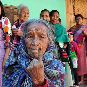 PIX: Defying bandh call, Meghalaya registers 88% voting