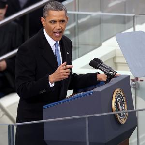 PHOTOS: Barack Obama takes oath for second term