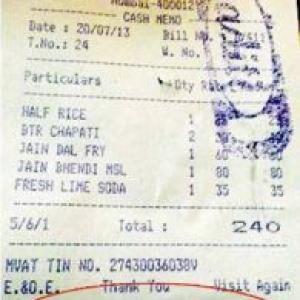 Congressmen shut down eatery over bill slamming UPA