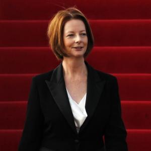 Row in Australia over Gillard's 'small breasts' menu