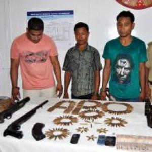 Assam: GNLA ultras held with huge cache of arms