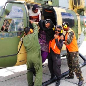 LATEST PIX: Army bravehearts rescue thousands in U'khand