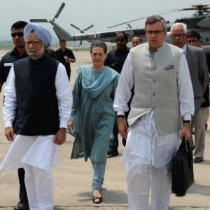 Day after deadly militant attack, PM, Sonia visit Valley