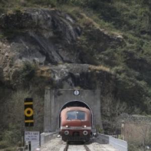 PM, Sonia inaugurate first rail link to Kashmir Valley