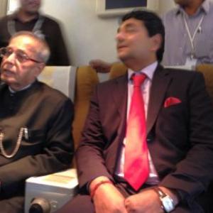 Prez Pranab returns after 'emotional' visit to Mauritius