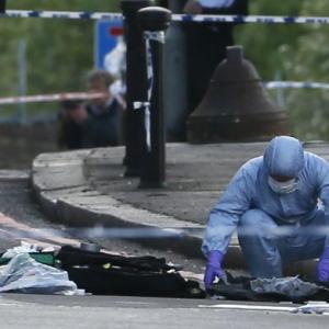 PIX: 'Soldier beheaded' in suspected terror attack in London