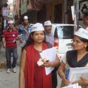 Delhi poll diary: At your service, Aam Aadmi Party