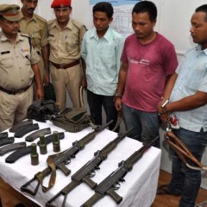 ULFA ultra killed in encounter, huge cache of arms recovered
