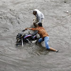 IN PICS: Heavy rains disrupt normalcy in Gujarat