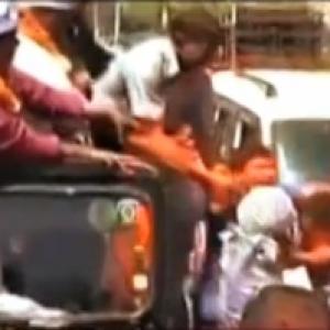Kejriwal slapped again at road show in New Delhi