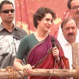 Priyanka's jibe at Modi: Concentration of power in one person dangerous