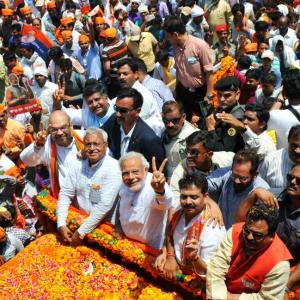 Modi files nomination from Varanasi