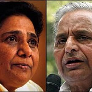 Mayawati scoffs at Mulayam's bid to join hands
