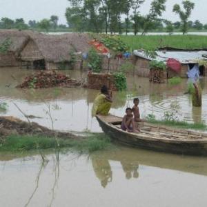 Flood fury in UP claims 41 lives, over 1,000 villages hit