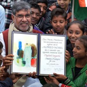 I could picture Bapu walking up on stage: Nobel winner Satyarthi