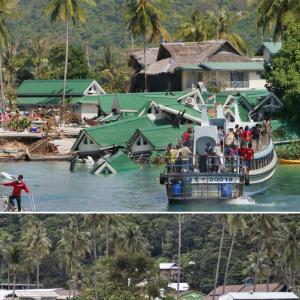 Tsunami: Then and Now: PHOTOS from then & now