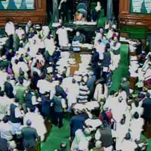 T-bill moved in Lok Sabha amid uproar, Andhra CM likely to quit